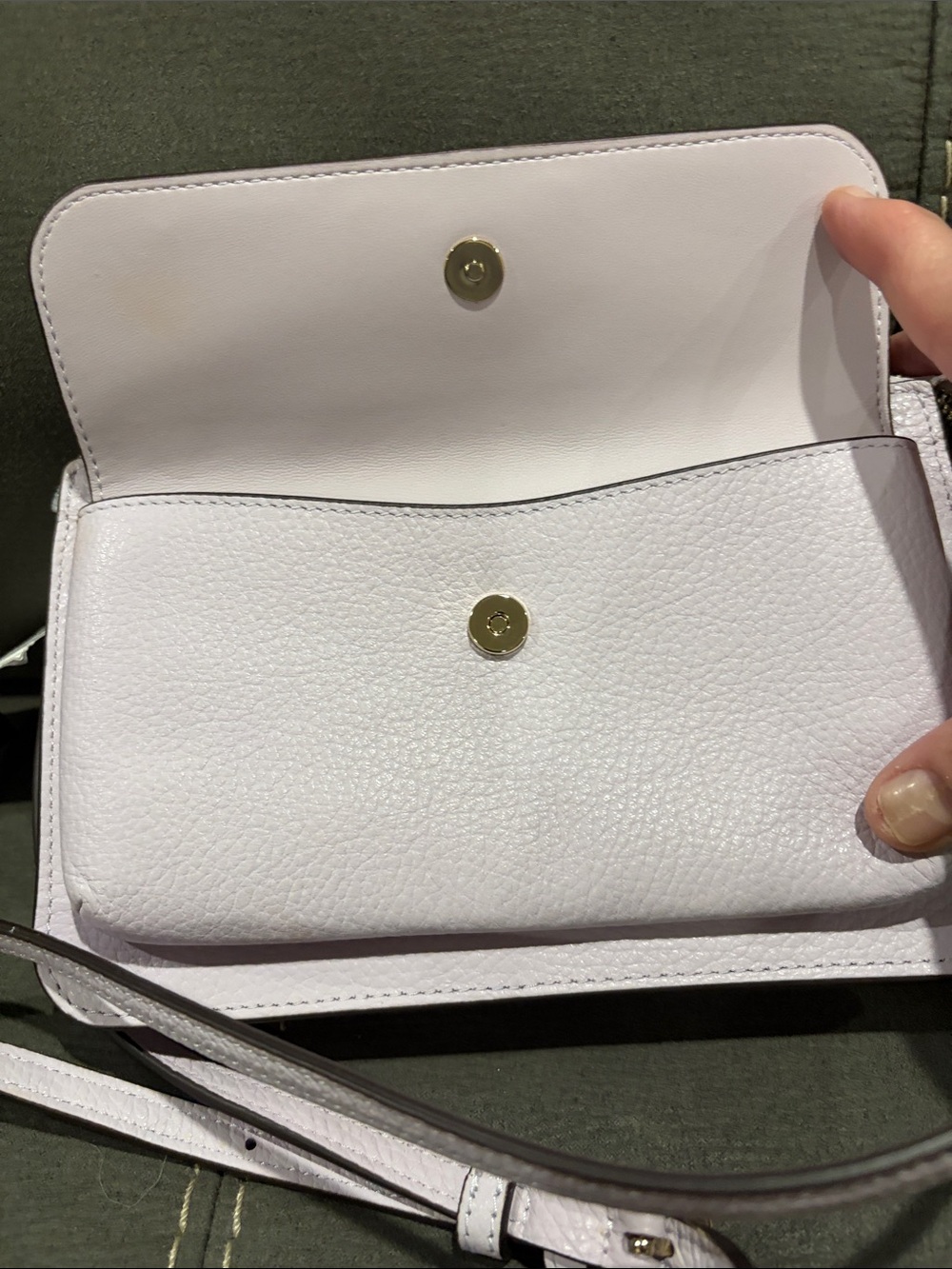 kate spade Pale Pink Leather Crossbody Wallet Bag - Picture 4 of 8